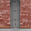 Washable Solid Jacquard Area Rug - Non-Slip Foldable Low Pile Carpet for Bedroom, Living Room, Nursery, Contemporary Throw Rug - 4 of 4