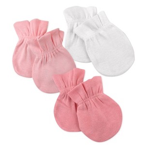 Honest Baby 3-Pack Organic Cotton Mitts - 1 of 3