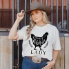 Simply Sage Market Women's Crazy Chicken Lady Short Sleeve Garment Dyed Tee - 2 of 4