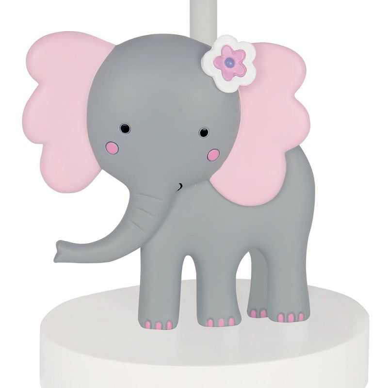 Bedtime Originals Rainbow Jungle Elephant Lamp with Shade &#38; Bulb (Includes CFL Light Bulb), 2 of 6