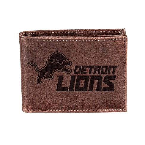 Evergreen Detroit Lions Bi-fold Wallet, Brown : Target