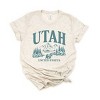 Simply Sage Market Utah Forest Scene Short Sleeve Tee - S - Oatmeal - 2 of 4