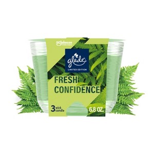 Glade 3 Wick Candle - Fresh Confidence - 6.8oz - 1 of 4
