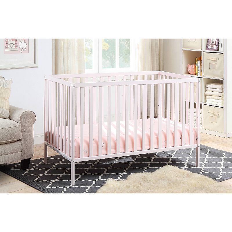 Suite Bebe Palmer 3-in-1 Convertible Island Crib - Pastel Pink, 2 of 8