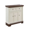 Resenkos Three-door Two-drawer Kitchen Storage Cabinet, Large Wall Cabinet with Drawers and Doors in Roman Column Shape, Wooden Coffee Bar, - 4 of 4