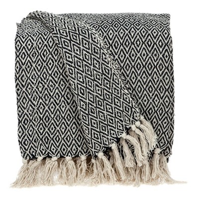 Parkland Collection,Sasha Casual Beige 52" X 67" Woven Handloom Throw
