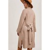 Women's Effortless Knitted Trench Coat - BluIvy - 3 of 4