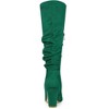 Allegra K Women's Halloween Pointed Toe Chunky Heel Knee High Boots - 3 of 4