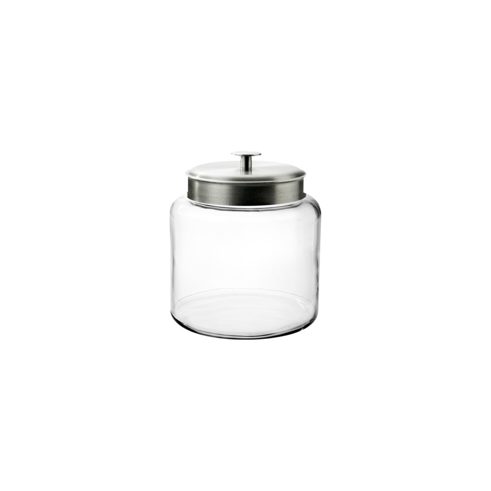 Montana Glass Jar with Silver Lid - 1.5 gal.