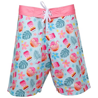 Natural Light Mens Natural Light Naturdays Floral All Over Print Board Shorts - Large (34) — фото 3