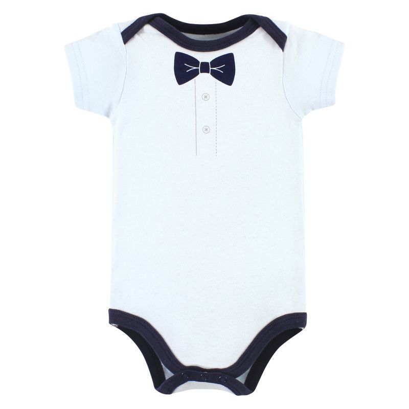 Hudson Baby Infant Boy Cotton Bodysuits, Hola Ladies 3-Pack, 5 of 6
