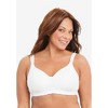 Comfort Choice Women's Plus Size  Reversible T-Shirt Bra - 3 of 4