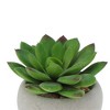 Unique Bargains Artificial Plants Plastic Green 2.95"x2.95"x2.76" 1Pc - 4 of 4