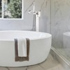 Cobbe Freestanding Floor Standing Tub Faucet Single Handle Tub Filler with Tub Spout and Hand Shower Brushed Nickel - 2 of 4