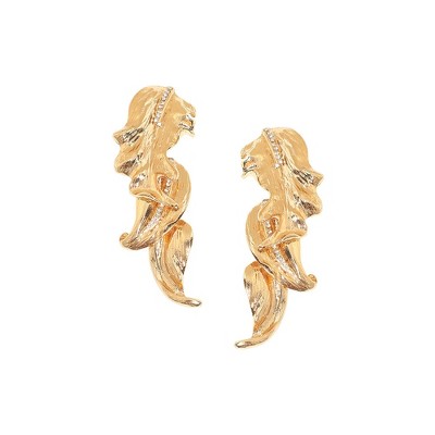SOHI Women's California Gold Casual Drop Earrings