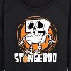 Women's - SpongeBob SquarePants - Spongeboo Lightweight French Terry Wide Neck Long Sleeve Shirt - 2 of 4