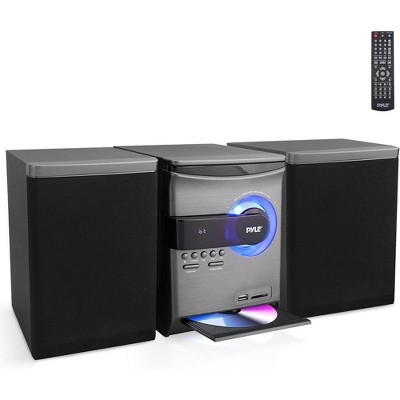 Pyle 200W Home DVD Stereo System with Bluetooth, USB, HDMI, and Wireless Mic - PHSKR24
