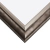 Ventura Pewter and Silver Picture Frame, Matted - 3 of 4