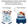 Big Dot of Happiness Go, Fight, Win - Sports - Picture Bingo Cards and Markers - Baby Shower Shaped Bingo Game - Set of 18 - 3 of 4
