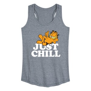 Women's - Garfield - Just Chill Graphic Racerback Tank - 1 of 4