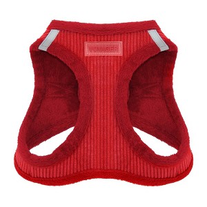 Voyager Step-In Plush Dog Harness for Small and Medium Dogs, Corduroy Plush, Red, S - 1 of 4