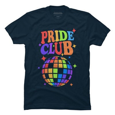 Adult Design By Humans Pride Club Rainbow Disco Ball By T-Shirt
