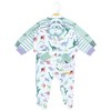 Hudson Baby Infant Boy Cotton Sleep and Play, Cheerful Dino Friends - 2 of 4