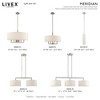 Livex Lighting Meridian 3 - Light Chandelier in  Brushed Nickel - 3 of 4