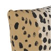 Linen Leopard Square Throw Pillow - Skyline Furniture - 3 of 4