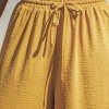 Women's Solid Drawstring Wide Leg Pants - Cupshe - 4 of 4