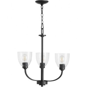 Quorum Lighting Reyes 3 - Light Chandelier in  Textured Black - 1 of 3