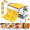 Manual Pasta Maker Machine –Classic Fettuccine, Spaghetti, Noodle Maker with Clamp & Hand Crank for Home Kitchen Use - 2 of 4