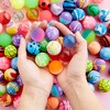 Juvale 100 Pack Bouncy Balls for Kids Bulk - 1.25 in/ 32mm Large Rubber Bouncing Balls for Party Favors, Birthday, Prizes, Gift - 2 of 4