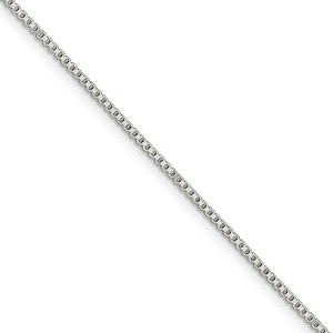 Black Bow Jewelry 1.4mm, Sterling Silver, Solid Box Chain Necklace - 1 of 4