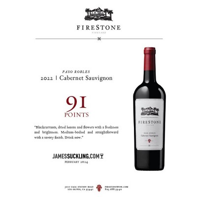 Firestone Cabernet Red Wine - 750ml
