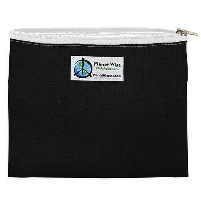 Planet Wise Reusable Zipper Sandwich Bag - Black