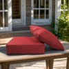 POCASSY 6" Outdoor Cushion Set, 24"x24" Replacement Water Resistant Zippered Cushion for Chairs - 2 of 4
