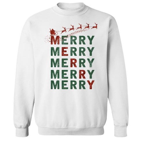 Target 2025 merry sweatshirt