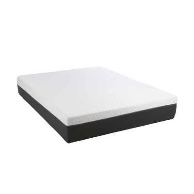 NicBex 12 Inch Gel Swirl Memory Foam Mattress with Cooling Cover and Air Grid for a Cool Sleep,Pressure Relief,White