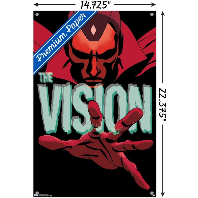 Trends International Marvel Comics - Vision - Vision #1 Unframed Wall Poster Prints, 3 of 7
