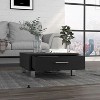 Coffee Table Albuquerque, One Drawer, Black Wengue Finish - 2 of 4