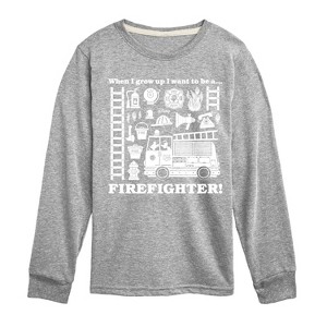 Boys' - Disney - Firefighter Long Sleeve Graphic T-Shirt - 1 of 4