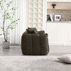 LOVMOR 66.14"Soft beanbag chair with high resilience foam core for two people,Yellow - 4 of 4