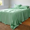 BedVoyage Twin XL 300 Thread Count Luxury Bed Sheet Set Seaglass - 4 of 4