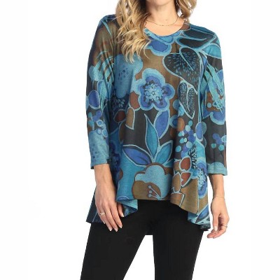 Women's SLINKY KNIT HI-LO TUNIC TOP - Jess & Jane