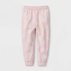 Grayson Mini Toddler Girls' Floral Fleece Jogger Pants - Pink