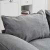 NicBex Convertible Combination Sofa with Widen Armrest, Removable Surface, U-Shaped Sofa with Footstools with Storage for Bedroom, Living Room - 3 of 4