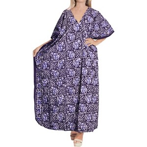 LA LEELA Summer Cotton Resortwear Caftan for Women Vacation Cruise