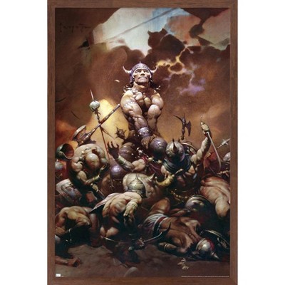 Trends International Frank Frazetta - Destroyer Framed Wall Poster ...