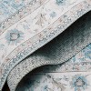 Vintage Area Rug for Living Room, Machine Washable, Non-Slip Low Pile Stain & Fade Resistant Distressed Accent Rug - 4 of 4